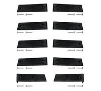 Almohadillas deslizantes para litera de barco, almohadillas deslizantes para litera, instalación segura, piezas de remolque de barco y accesorios para pontón inferior sin pintar, barcos de pesca