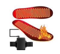 Almohadillas eléctricas calefactadas para pies, protección de insertos de calentamiento diario, capa de espuma transpirable con propagación constante del calor que añade comodidad adicional, ideal