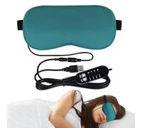 Almohadillas eléctricas para calentar los ojos - Compresa térmica para los ojos con temperatura ajustable | Almohadilla calentadora de ojos eléctrica para aliviar los ojos secos, compresa cómoda para