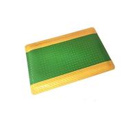 Almohadillas ergonómicas antifatiga para trabajar de pie, tapete de seguridad industrial para aliviar el dolor de piernas y espalda, impermeable y antideslizante, color verde, 120 x 60 cm