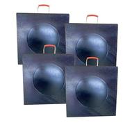 Almohadillas estabilizadoras, Paquete de 4 Almohadillas estabilizadoras Resistentes con asa para Gatos de RV - Ancho de 30-70 cm, Almohadillas estabilizadoras de Alta Densidad, evitan Que se