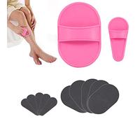 Almohadillas Exfoliantes Para Depilación,Painless Hair Removal Sponge New Portable Body Depilation,Refill Pads for Hair Remover Buffer,Depilatory Sanding Device Hair,Physical Hair Removal Tool Depilat