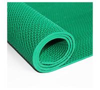 Almohadillas Exteriores Antideslizantes, Rollo de Suelo Reforzado de PVC de 3x10 pies con Drenaje, Impermeable e ignífugo.