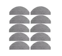Almohadillas for fregona, compatibles con Xiaomi, S20 3C Plus E10 B112 D106 E10C E12 3C Enhanced C103, pieza de repuesto de paño de fregona lavable al vacío for robot barredor(10pcs mop)