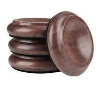 Almohadillas for muebles, posavasos de madera, protectores suelo, 4 Uds