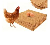 Almohadillas for nidos de gallinas, almohadillas lavables de fibra de coco for cajas nido de gallinas | Tapetes for el suelo del gallinero, nidos reutilizables for gallinas(10Pcs)