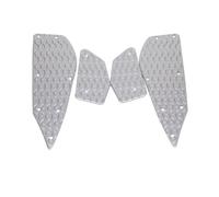 Almohadillas for pedales X-MAX, placa de reposapiés compatible con XMAX 125, 250, 300, 400, XMAX300, accesorios for motocicleta, reposapiés, almohadillas for pies(Silver)