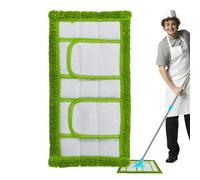 Almohadillas húmedas, almohadillas reutilizables compatibles con trapeadores - toallitas secas, almohadillas de microfibra lavables para mopa húmeda, recambios para la limpieza de superficies duras