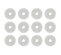 Almohadillas lavables compatibles con ecovacs T30C para omni Robot Vacuum - Paños de limpieza reutilizables para T50 Pro - 10 piezas (12 piezas)
