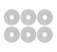 Almohadillas lavables de microfibra para Xiaomi para robot aspirador Mijia H50 Pro - Paños de limpieza reutilizables para el cuidado del piso duro, paquete de 6-10 (6 unidades)