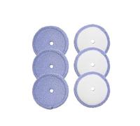 Almohadillas lavables for fregona de microfibra y hilo madre, compatibles con accesorio repuesto paños RS700 RS500, 6 uds
