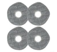 Almohadillas lavables para fregona Eufy para aspiradora robot x9 Pro, paquete de 4 paños de microfibra para Eufy para x9 para x10 Pro, repuesto reutilizable para almohadillas de fregona para Eufy para