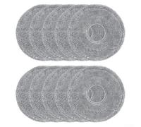 Almohadillas lavables para fregona Roborock para saros 10R S9 MaxV Slim Z70 - Kit de piezas de repuesto de microfibra suave (paquete de 10)