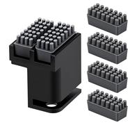 Almohadillas Limpiadoras de Boquilla con Base de Aluminio para Bambu Lab X1 / X1C / X1E / P1P / P1S - Kit de Silicona Premium con Instalación a Presión - Accesorios para Impresoras 3D