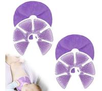 Almohadillas Mama, Almohadillas de Gel para Lactancia Mamas, 2pc, Paquetes de Pecho Gel Frío Calor, Esenciales para la Posparto, reutilizables