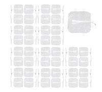 Almohadillas Med-Fit Tens 40 electrodos 10 paquetes autoadhesivos extra duraderos de la más alta calidad para decenas, tamaño 5x5cm