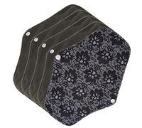 Almohadillas Menstruales Reutilizables, Almohadillas de Tela, Almohadillas Sanitarias Lavables a Prueba de Fugas, Uso Suave para el Período Menstrual para Mujeres(M05)