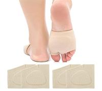 Almohadillas metatarsianas, 2 pare Almohadillas para el Antepié, Transpirable Que Absorbe el Sudor Reutilizables,para Dolor en el Antepié,para el Antepié para Mujeres y Hombres,Prevención del Dolor,XL