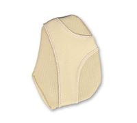 Almohadillas metatarsianas de gel para antepié, bola y metatarso. Alivio del dolor para mujeres y hombres. Color beige, talla L.