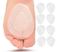 Almohadillas metatarsianas para mujer, paquete de 8 unidades, cojín de bola de pie para hombres, almohadilla de pie metatarsiano suave, plantillas d