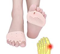 Almohadillas metatarsianas, separador de dedos, separadores de dedos con almohadillas de gel para metatarsos, separadores de dedos, gel suave y transpirable, lo mejor para ampollas