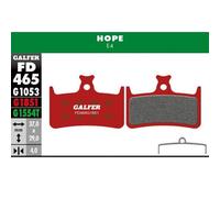 Almohadillas Mezcla Roja Advanced para Hope e4 FD465G1851 GALFER BIKE Freno Bici