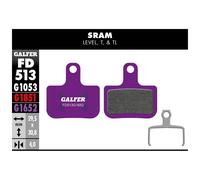 GALFER G1652 Plaquetas de Freno para Bicicleta, Violeta, ESTANDAR