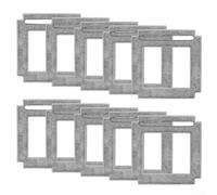Almohadillas Microfibra Lavables para Robot Limpia Cristales para hutt W66 para blaupunkt CC01 Fmart W700 para accesorios Repuesto Sin para rayas(10 PACK)