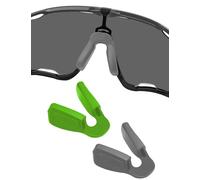 Almohadillas nasales de repuesto para gafas de sol Oakley Jaw-Breaker OO9290/Jaw-Breaker Asian Fit OO9270, color gris y verde