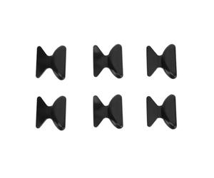 Almohadillas nasales para anteojos, 50 pares, almohadillas nasales adhesivas de 1,8 mm, almohadillas nasales antideslizantes con forma de mariposa y silicona contorneada