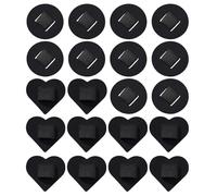 Almohadillas para,20 Piezas Base Para Bandas DIY Hechas A Mano | para el Cabello Elástico de DIY Manual,para Mujeres y Niñas en de Té y Viajes