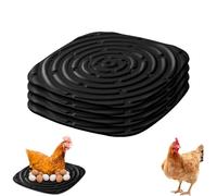 Almohadillas para anidar para gallinero, base de cama de pollo, almohadilla de nido de gallina, diseño de almohadilla de compostaje duradero y cómodo, estructura de capa de anidación suave lavable