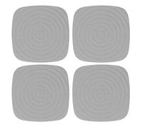 Almohadillas para anidar Pollos, tapete Lavable y Reutilizable de PVC para Nido de Pollo con diseño de recolector de Huevos para cría de Aves de Corral, 30x30cm, 4 Uds. (Gris)