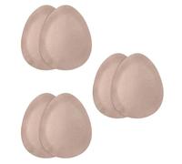 Almohadillas para arco metatarsiano, 3 pares de plantillas de cuero con almohadilla de EVA suave, cojines de bola de pie, almohadillas ortopédicas para pies planos, fascitis plantar, arcos altos y