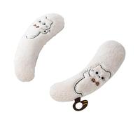Almohadillas para asiento de inodoro - 1 par de cojines cálidos reutilizables, fundas suaves y suaves, comodidad para el baño, protección invernal del frío para niños mayores adultos apartamento