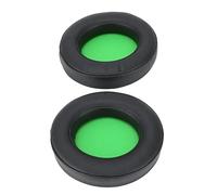 Almohadillas para Auriculares, 1 par de Almohadillas para los Oídos de los Auriculares, Reemplazo de Cojín de Esponja de PU, para Razer Kraken Pro V2 7.1 V2, Accesorios para (Verde)
