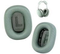 Almohadillas para auriculares AirPods Max - Almohadillas de malla mejoradas, compatibles con AirPods Max de Apple con capa de silicona, imán, espuma viscoelástica y aislamiento acústico (verde)