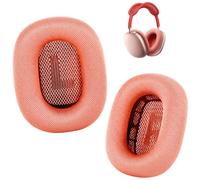 Almohadillas para Auriculares AirPods MAX, Almohadillas de Malla mejoradas, compatibles con Apple AirPods MAX con Capa de Silicona, imán, Espuma viscoelástica y Aislamiento de Ruido, Color Rosa