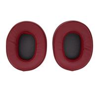 Almohadillas para Auriculares, Almohadillas para Orejas de Repuesto para Skullcandy Crusher 3.0 Wireless Hesh3, Almohadillas Universales de Cuero Proteico, Durabilidad Y Flexibilidad(vino tinto)