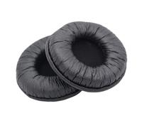 Almohadillas para Auriculares de Modelos, Frog Leather Model | Par de almohadillas redondas negras, ajuste definido para EPOS específicos y modelos de auriculares compatibles,