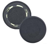Almohadillas para auriculares Jabra Evolve2 75 75Plus UC para auriculares MS - Almohadillas de repuesto de espuma viscoelástica de piel suave con aislamiento acústico para uso en oficina, color negro