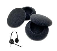 Almohadillas para Auriculares para Auriculares Logitech - Esponjas para Auriculares Compatibles con Logitech H330 / H340 / H110 / H111, Reemplazo Cómodo de Espuma para Uso Diario (2 Pares)