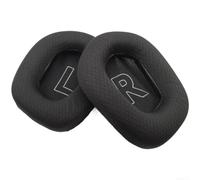 Almohadillas para auriculares para juegos Logitech G733, G333, G335, cubiertas de esponja con efecto de gel refrescante, piezas de reparación fáciles de instalar, color azul, 85 x 85 mm (A)