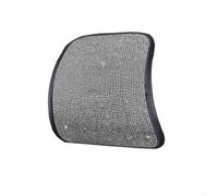 Almohadillas para cabeza de coche con diamantes de imitación brillantes para protección contra arañazos y suciedad en interiores automotrices (blanco)