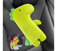 Almohadillas para Cinturón Coche, RosyFate Protector Cinturon Coche Niños, Cubre Cinturones Coche Infantil, Almohadillas para Cinturón de Sillas de Coche Bebe (Dinosaurio-L)
