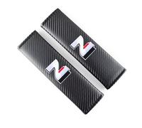 Almohadillas para Cinturón de Seguridad Protectores Cinturon 2Piezas Compatible con para Hyundai N I30 I20 IX35 Tucson Veloster Kona Solaris Sonata Elantra Fibra Carbono Reducir Presión Hombros