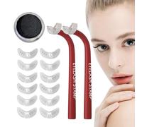 Almohadillas para cs - Kit de sellos para cs, out de maquillaje para ojos | Out de maquillaje para principiantes, plantilla de encuadernación de cs reutisable, extensiones de cs inferiores, aspecto