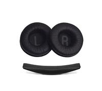 Almohadillas para diadema JBL Tune 600 T450 T450BT T500BT JR300BT, cómodas de espuma viscoelástica con aislamiento de ruido, piezas de reparación auriculares (negro)