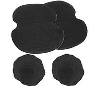 Almohadillas para el sudor de las axilas, 60 almohadillas para el sudor de las axilas, tela no teji ropa para el sudor de las axilas, almohadillas no visibles para mujeres y hombres, negro