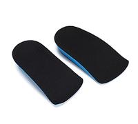 Almohadillas para Espolón, Alzas para Zapatos Hombre, 1 Par Pu 2-4Cm Invisibilidad Deportes Cómodos Media Altura Aumento del Cojín del Pie Plantillas de Zapatos de Aumento(2Cm)